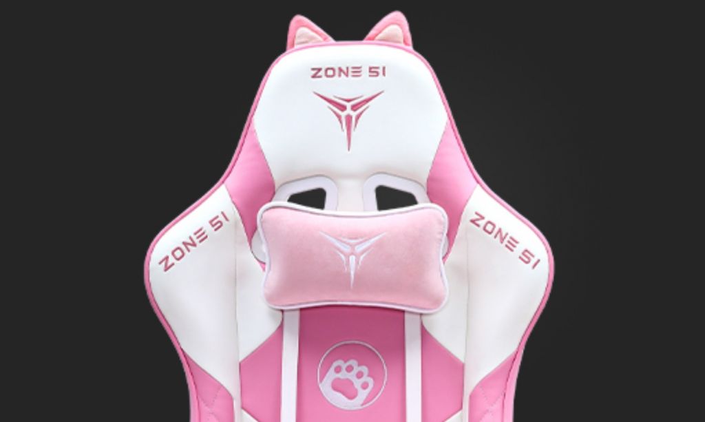 Игровое кресло ZONE 51 KITTY MEOW Edition Grey