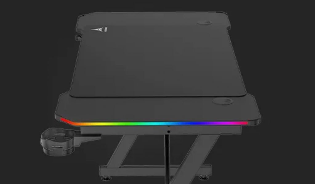 Компьютерный стол Zone 51 TRINE 140 RGB Black