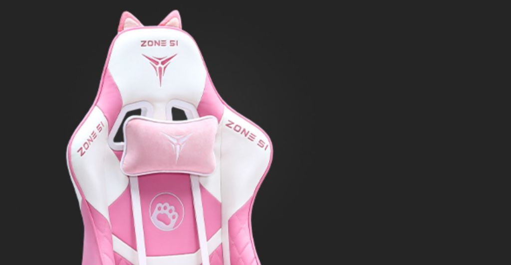 Игровое кресло ZONE 51 KITTY MEOW Edition Grey