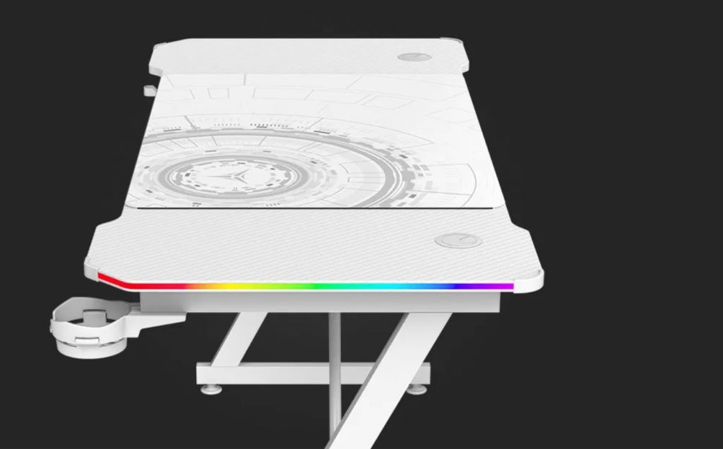Компьютерный стол Zone 51 TRINE 140 RGB White