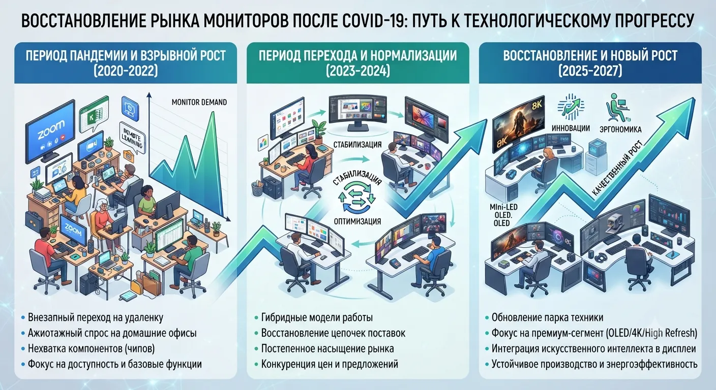 Будущее рынка мониторов после CES и Computex 2026