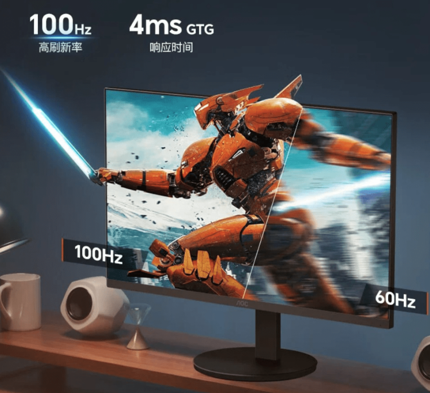 Представлен 100 Гц бюджетный монитор AOC 24E11XH