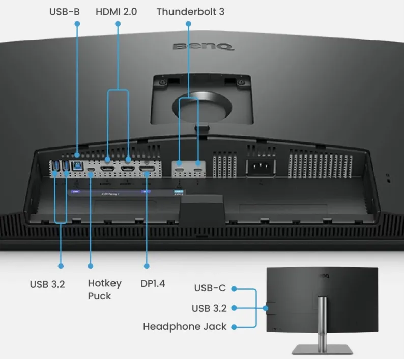 BenQ анонсировала 32-дюймовый профессиональный 4K-монитор PD3225U