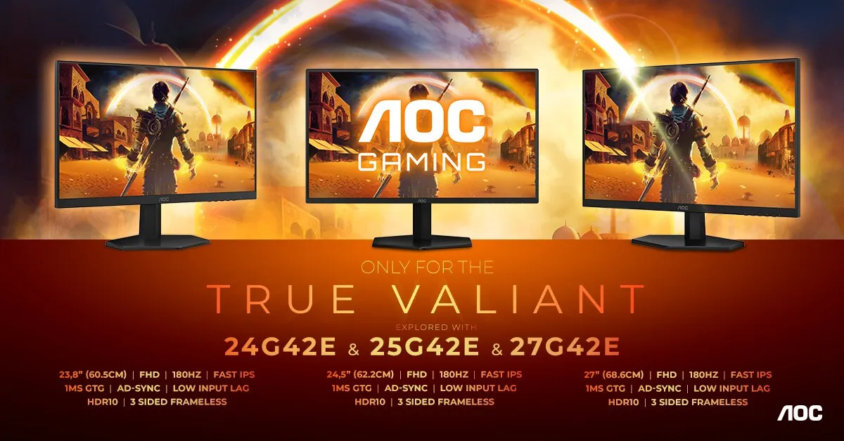 AOC анонсировала бюджетные игровые мониторы AGON G42