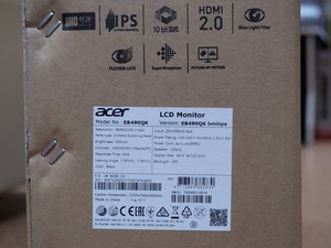 Обзор монитора Acer EB490QKbmiiipx