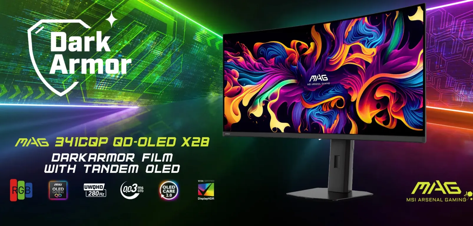 MSI MAG 341CQP QD-OLED X28