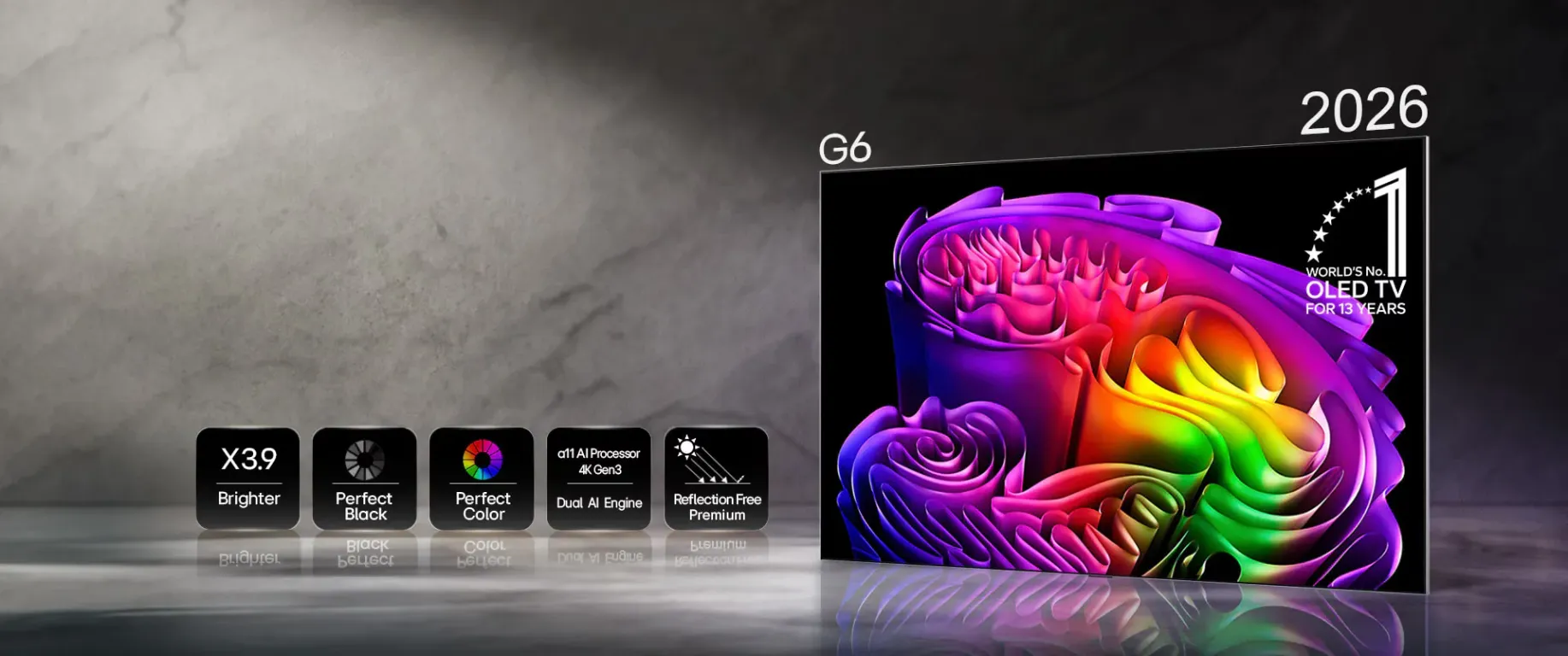 Телевизор LG OLED65G6RLA