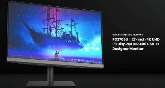 Теперь официально. Компания BenQ представила профессиональные 4К мониторы PD2706U и PD2706UA из серии DesignVue
