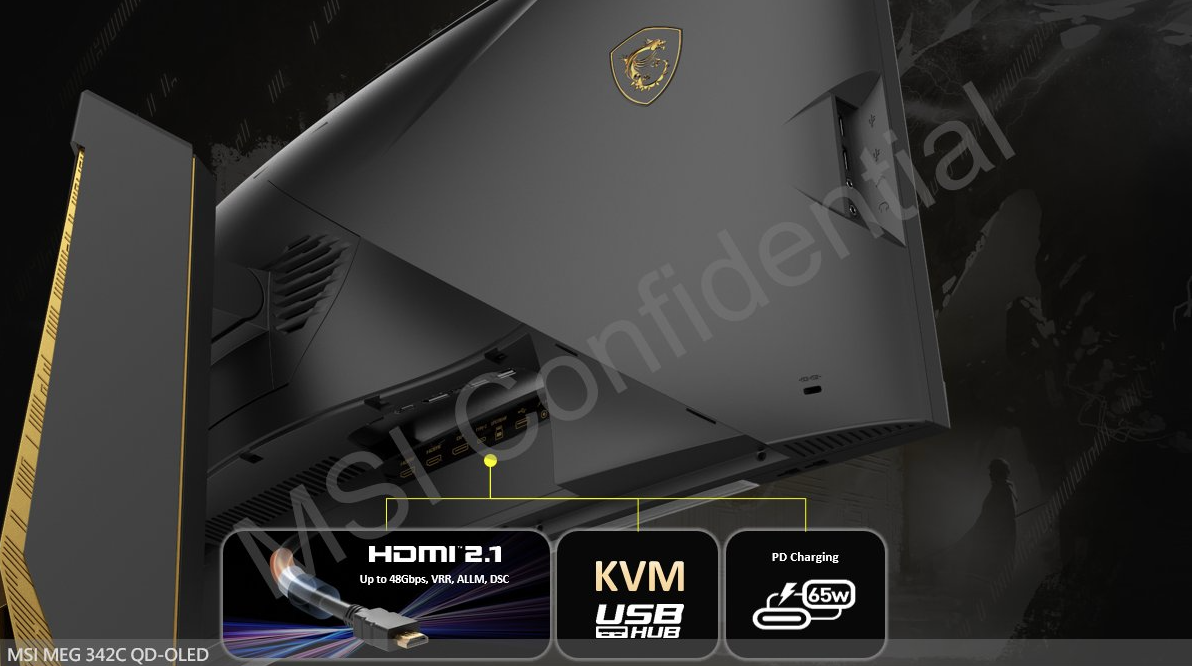 Настоящий премиум от MSI - MEG 342C на базе 175 Гц QD-OLED с DisplayPort 2.1 на борту