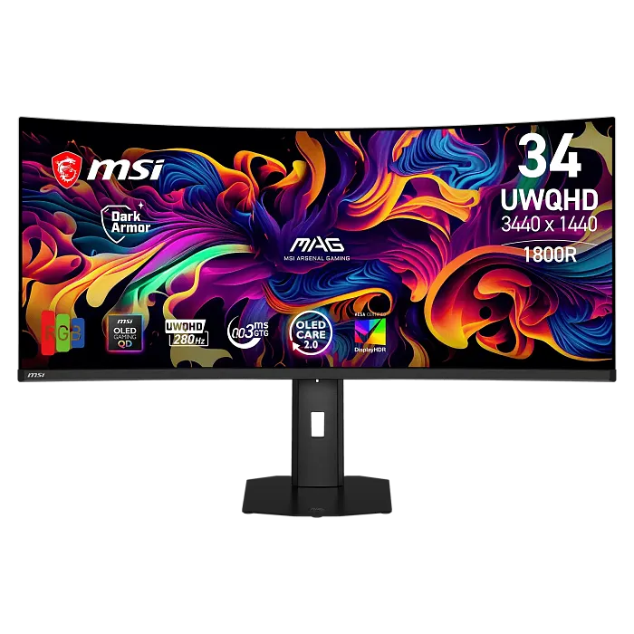 3.5K монитор MSI MAG 341CQP QD-OLED X28 - фото 1