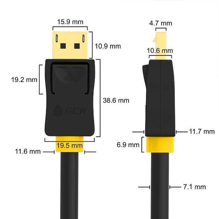 Кабель Greenconnect DisplayPort - DisplayPort 2м (GCR-51916) - фото 2