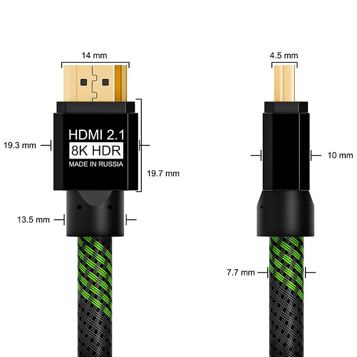 Кабель Greenconnect HDMI - HDMI 2м (GCR-51834) - фото 3