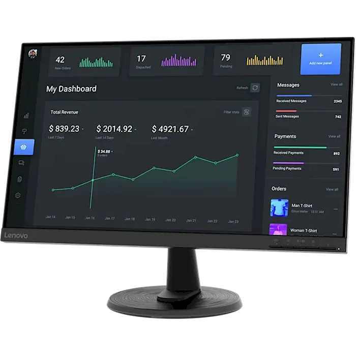 Full HD монитор Lenovo C24-40 - фото 3
