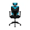 Игровое кресло Aerocool Guardian, черный/голубой - фото 2