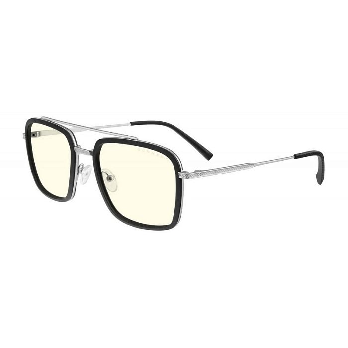 Очки для компьютера (для геймеров) GUNNAR Stark Industries Edition Clear, Silver (EDI-12309) - фото 1