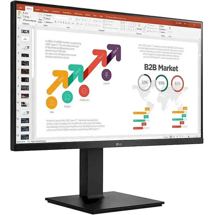 Full HD монитор LG 27BP450Y-B - фото 2