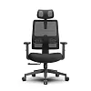 Эргономичное компьютерное кресло FoxGear NETZ One, DGBK, чёрный (FG-NETZ-ONE-DGBK) - фото 2