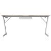 Компьютерный стол Zone 51 TRINE 160 Wood/White (Z51-T6N-WD) - фото 4