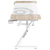 Компьютерный стол Zone 51 TRINE 120 Wood/White (Z51-T2N-WD) - фото 3
