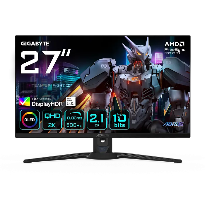 WQHD монитор Gigabyte AORUS FO27Q5P - фото 1