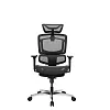 Премиум эргономичное кресло GT Chair Open M с поддержкой для ног, черный (GTC-Open-M-BK) - фото 2