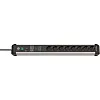 Сетевой фильтр Brennenstuhl Premium-Protect-Line 60 000 А 8 розеток, кабель 3 м., H05VV-F 3G1.5 черный 1391010800 - фото 1