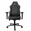 Компьютерное кресло Arozzi Primo Woven Fabric - Black - Gold logo (PRIMO-WF-BKGD) - фото 1