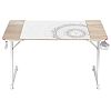 Компьютерный стол Zone TRINE 140 RGB Wood/White (Z51-T4R-WD) - фото 1