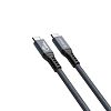 Кабель ORICO PD Thunderbolt 4 TBZ4-20-GY-BP, 2 метра - фото 4
