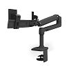 Настольный кронштейн Ergotron LX Desk Dual Direct Arm (matte black) (45-489-224) - фото 3