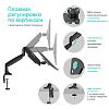 Кронштейн для монитора ONKRON G100, чёрный (G100-B) - фото 4