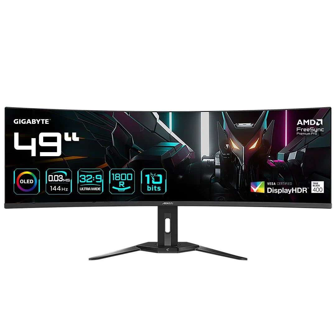 DWQHD QD-OLED монитор Gigabyte AORUS CO49DQ