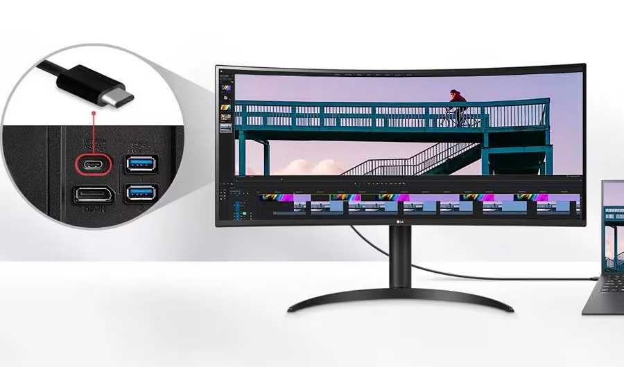 Монитор LG 34WR55QC-B