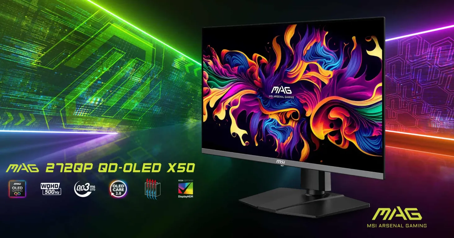 Монитор MSI MAG 272QP QD-OLED X50