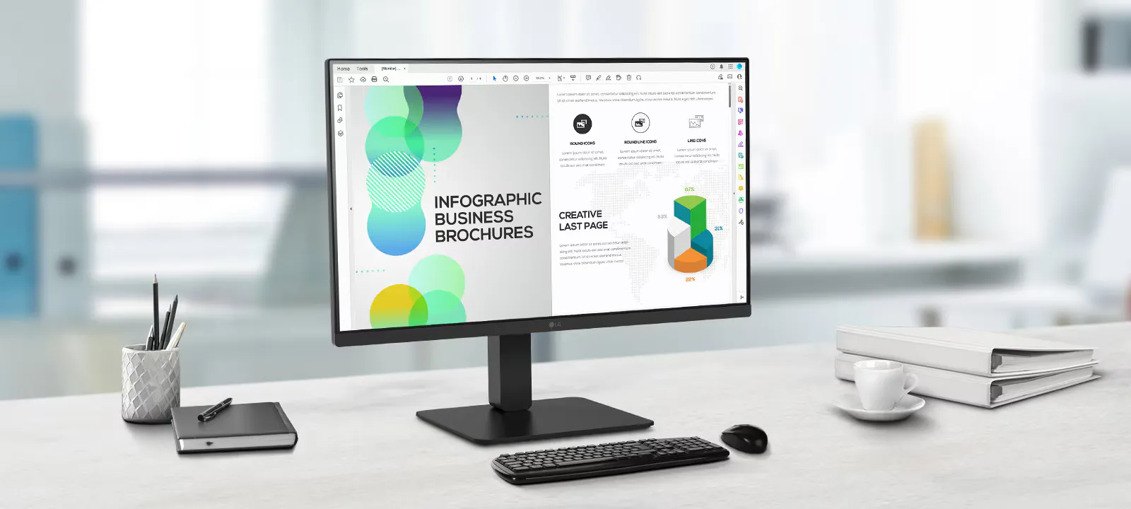 Монитор LG 24U631A-B