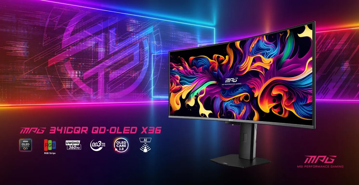 MSI MPG 341CQR QD-OLED X36