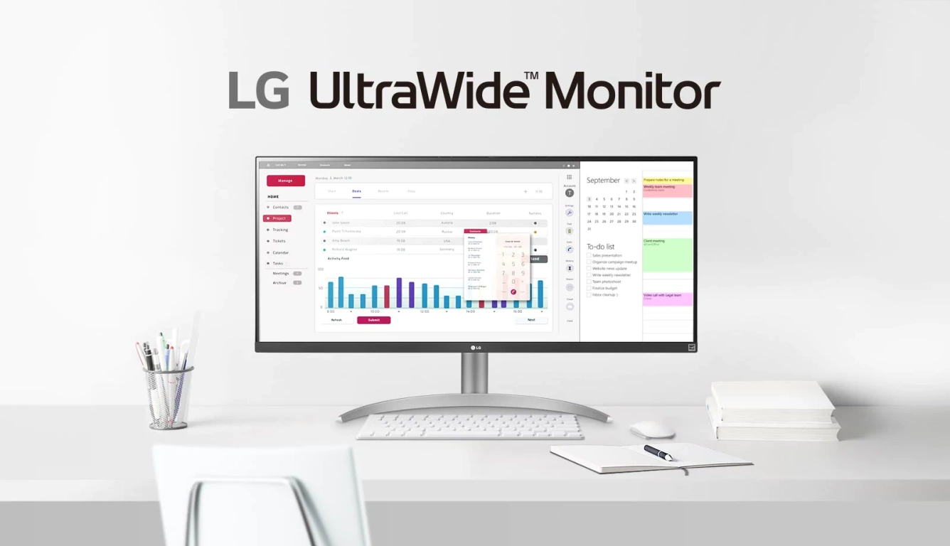 Монитор LG 34WQ65X-W
