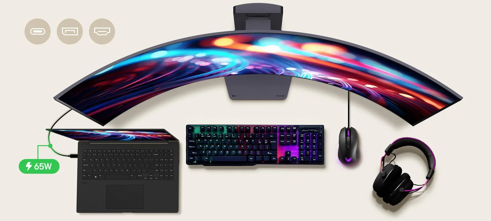 Монитор LG UltraGear 45GX90SA-B