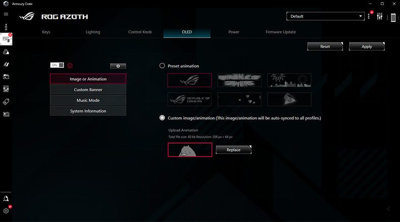 Игровая клавиатура ASUS M701 ROG Azoth