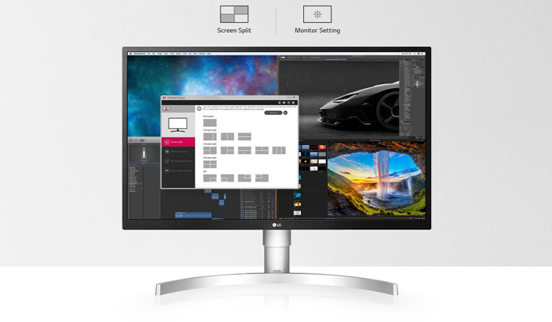 Монитор LG 27UL550-W