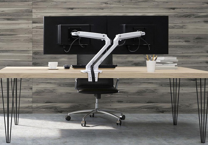 Настольный кронштейн Ergotron MXV Desk Dual Monitor Arm