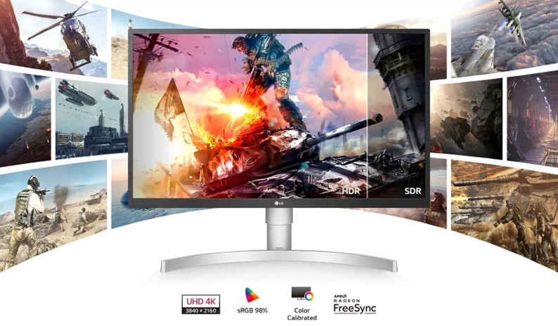 Монитор LG 27UL550-W