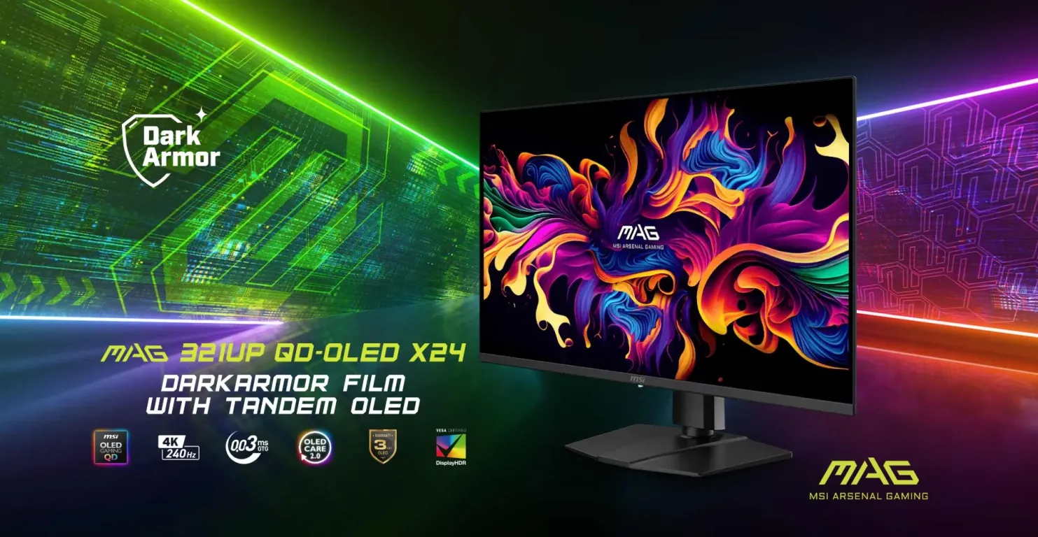 Монитор MSI MAG 321UP QD-OLED X24