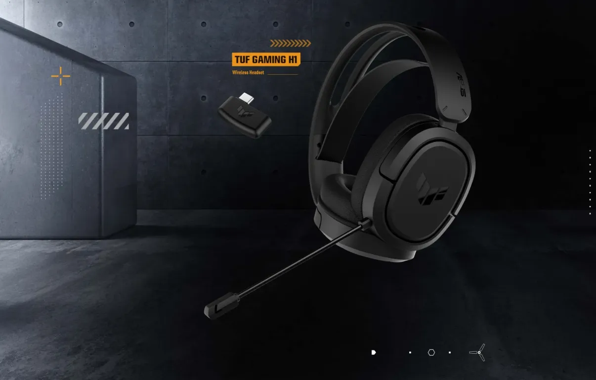 Гарнитура ASUS TUF GAMING H1 WIRELESS