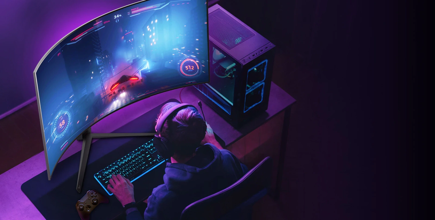 Монитор LG UltraGear 45GR95QE-B