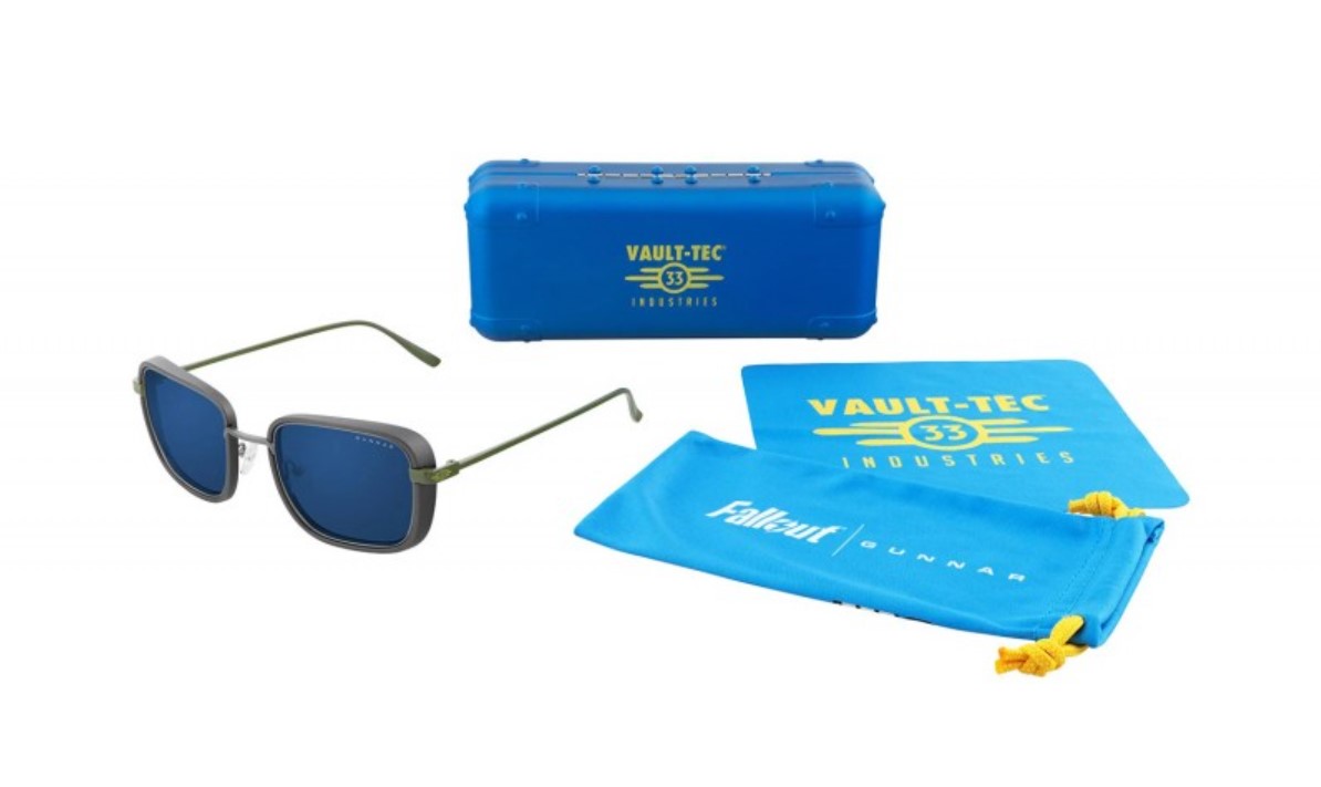 Солнцезащитные очки GUNNAR FALLOUT VAULT 33, GUNMETAL-OLIVE