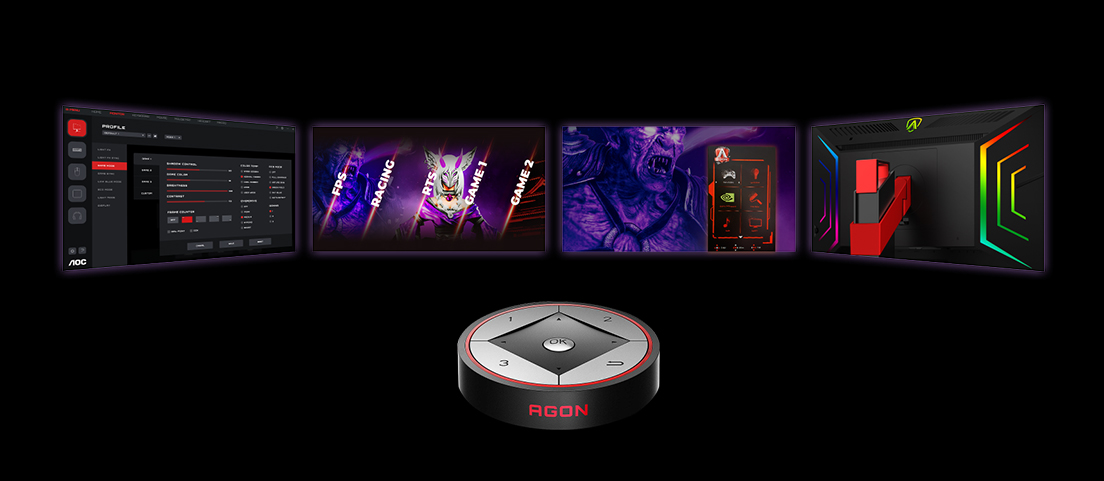 Монитор AOC AGON Pro AG274QZM: QuickSwitch