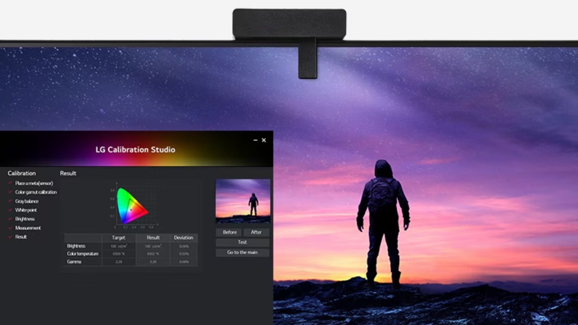 Датчик калибровки цвета LG 27BQ85U-W