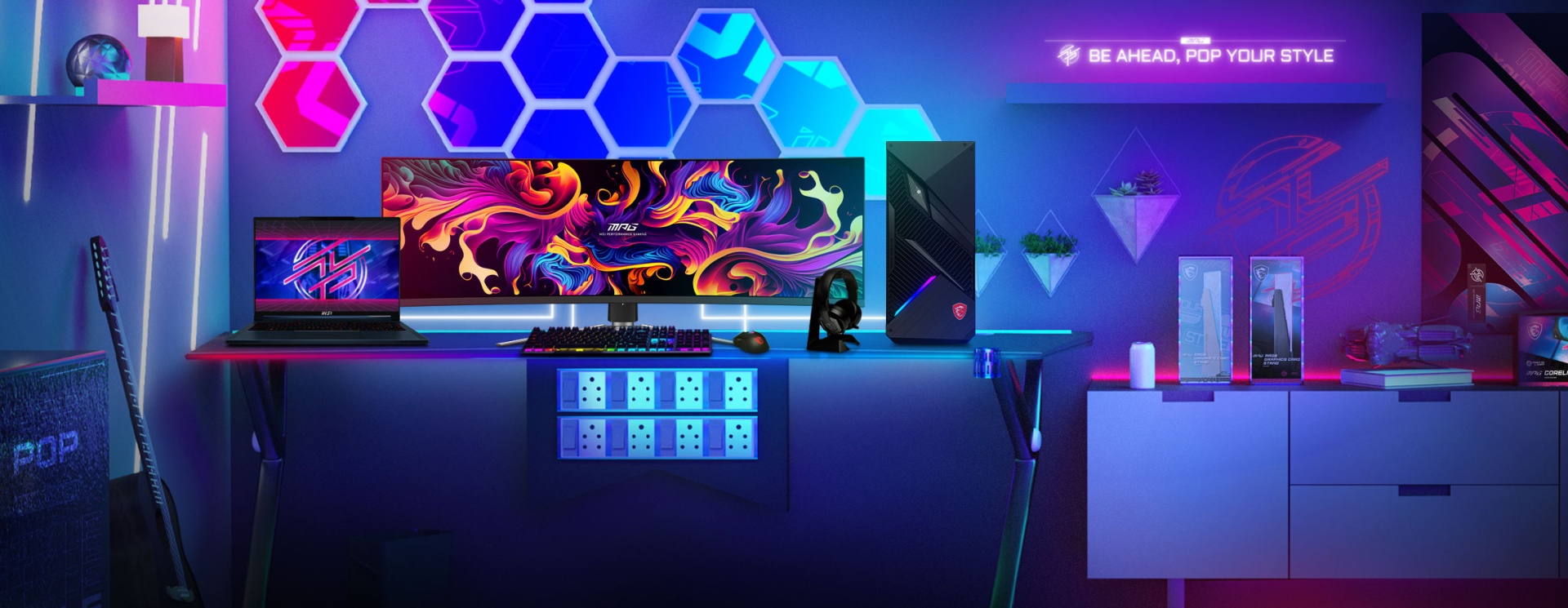 QD-OLED монитор MSI MPG 491CQPX