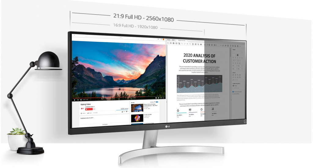 Монитор LG 29WN600-W